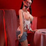 In Stock Dolls Castle 156cm (5ft1) D-cup Full Silicone Alien Sex Doll – Zombiella