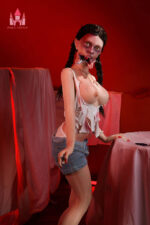 In Stock Dolls Castle 156cm (5ft1) D-cup Full Silicone Alien Sex Doll – Zombiella
