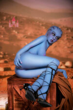 In Stock Dolls Castle 156cm (5ft1) Head #A1 E cup Blue Skin Alien Sex Doll - Maxima - Image 6