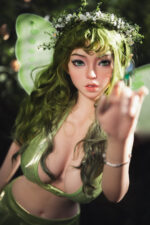 159cm / 5ft3 Forest Sprite Silicone Head Sex Doll - Orange In丨Teresa - Image 2