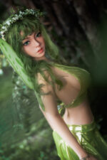 159cm / 5ft3 Forest Sprite Silicone Head Sex Doll - Orange In丨Teresa - Image 4