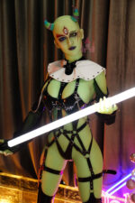In Stock Dolls Castle 168cm (5ft6) E cup Head #A4 Green Skin Alien Sex Dolls - Eugenia
