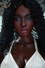 5.3ft/163cm Full Silicone Black Sex Doll - Hailey - Image 2