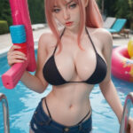 5ft 5/164cm Busty Pink Hair Sex Doll – Aleena