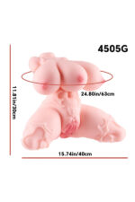 4.5kg/9.92lbs Lifelike Sex Doll Torso With Tripple Breasts - Image 2