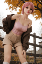 Aibei Doll I In Stock 4.95ft/150cm Pink Short Love Doll – Remy - Image 8