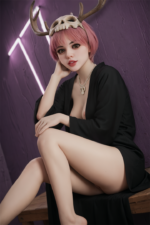 Aibei Doll I In Stock 4.95ft/150cm Pink Short Love Doll – Remy - Image 9